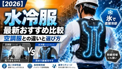 水冷服（水冷式ベスト）2026年最新おすすめ比較｜空調服との違いと選び方を徹底解説？