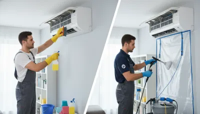 エアコン掃除は自分でどこまでできる？失敗しない範囲とプロに任せるべき境界線？