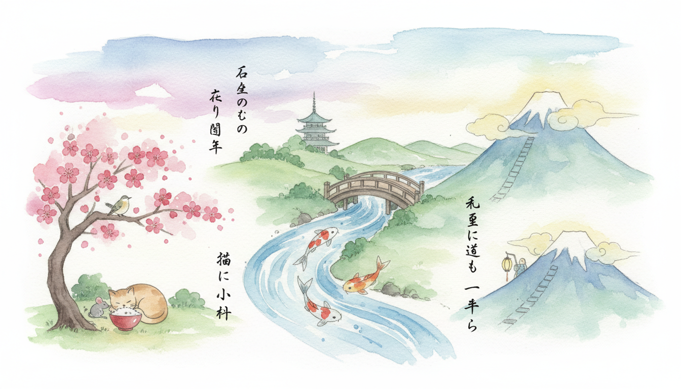 日常でよく使うことわざを見てみよう！