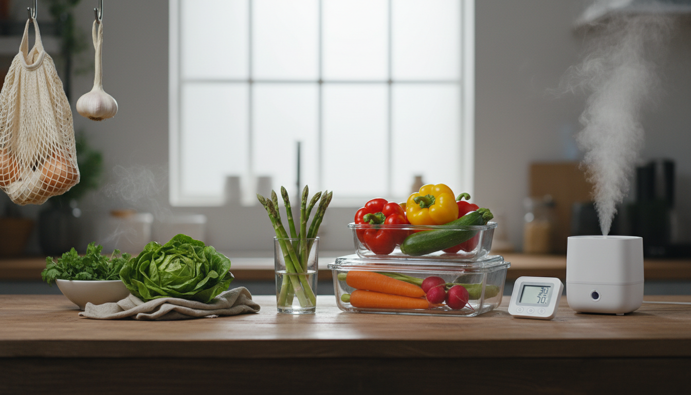 野菜は「温度」と「湿度」と「呼吸」を整えると長持ちしやすいです